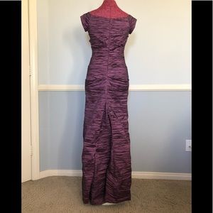 Plum color Evening dress